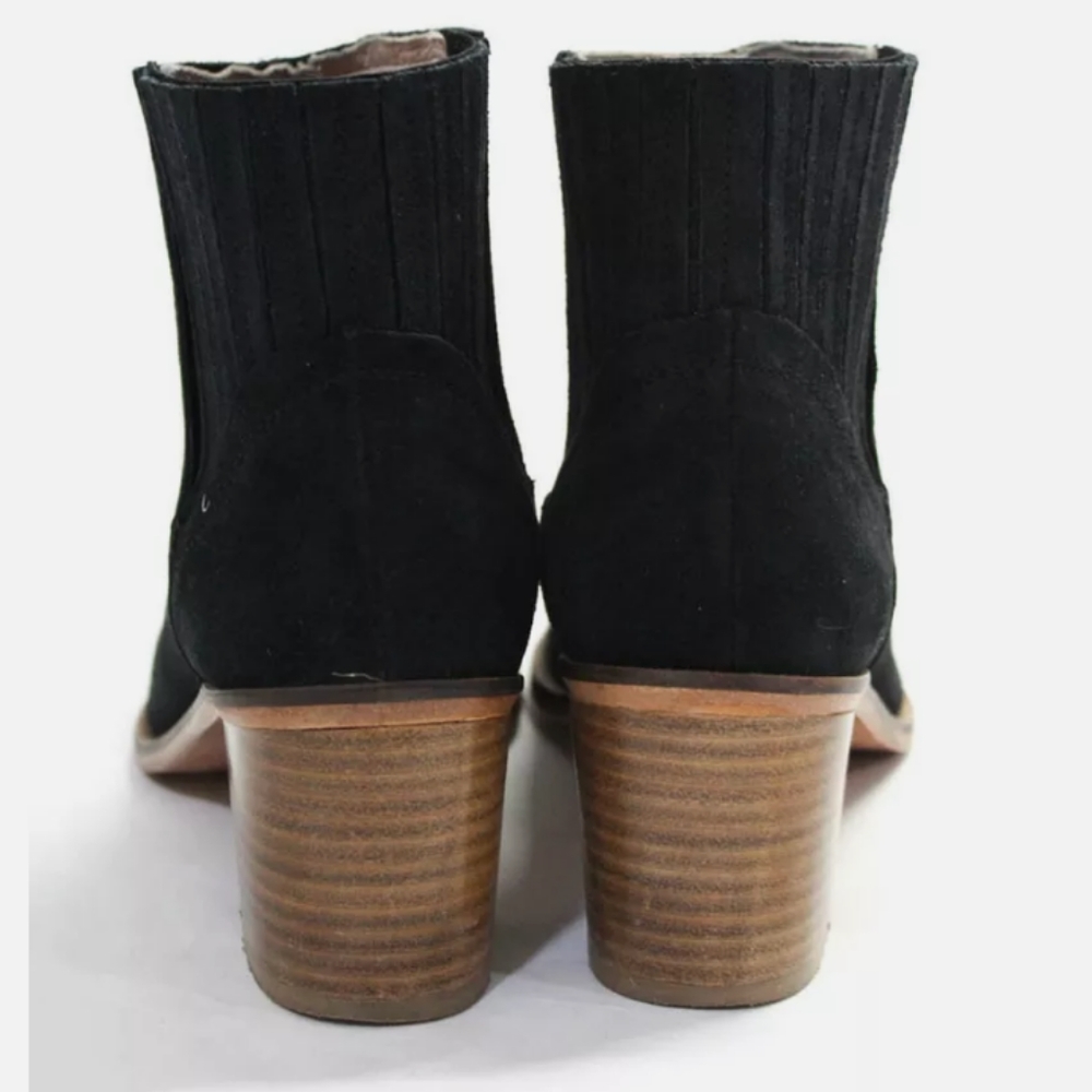 MATT BERNSON POINTED TOE ANKLE BOOTS SUEDE size 6 - Picture 3 of 5